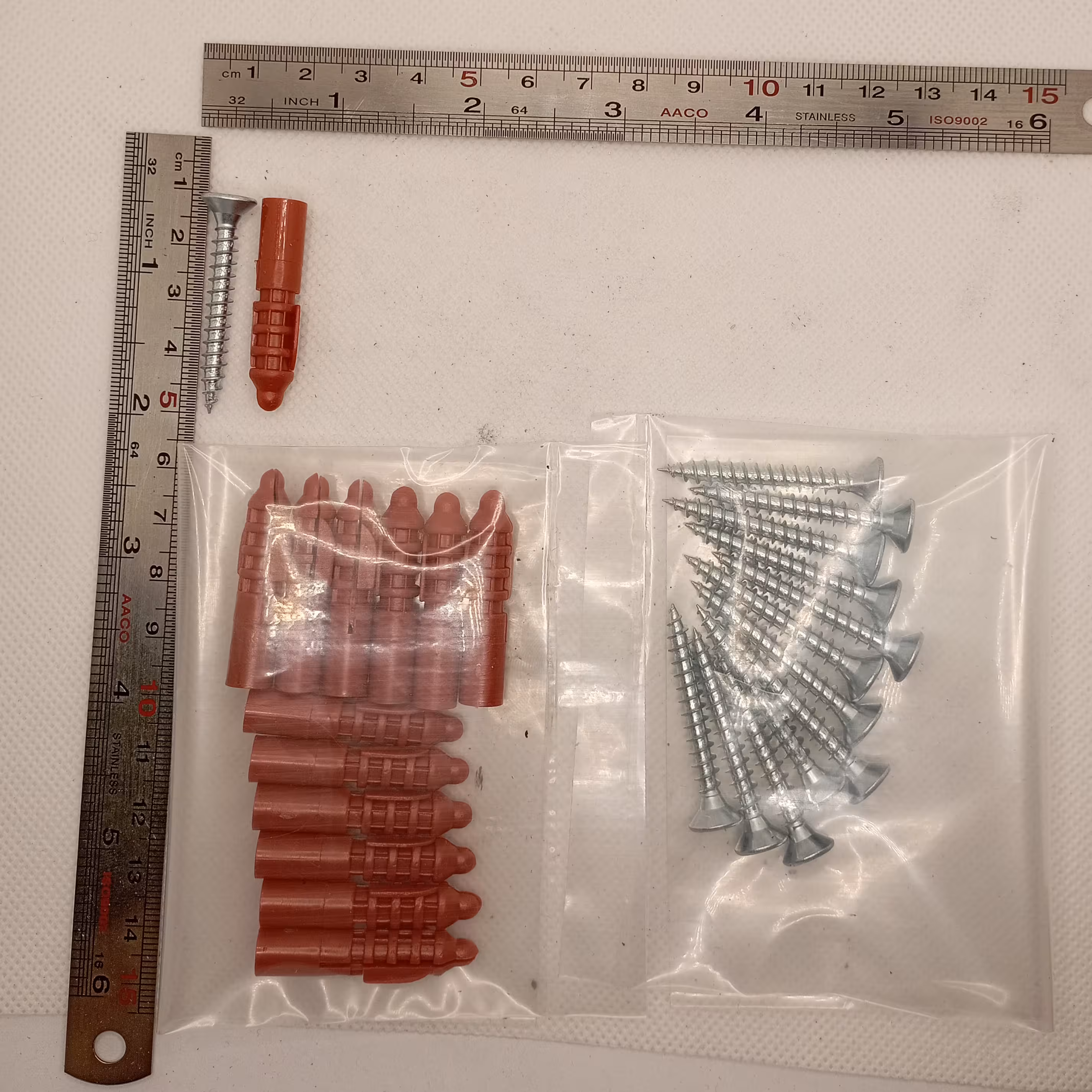 پیچ و رول پلاک بسته های 12 عددی