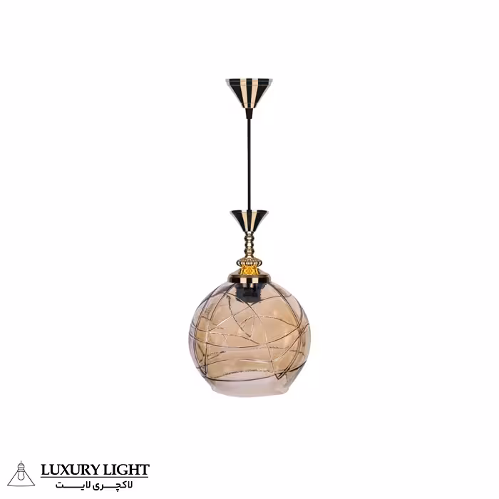 لوستر تک شاخه مدل شکوفا