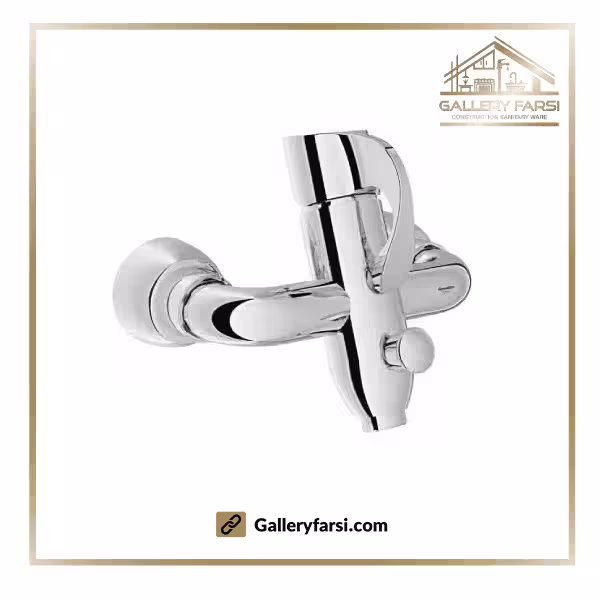 شیر حمام شودر مدل دانته کروم