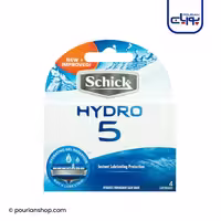 تیغ یدک خودتراش مردانه 5 تیغه Hydro 5 بسته 4 عددی _ Hydro 5 razor with 5 blades for men SCHICK