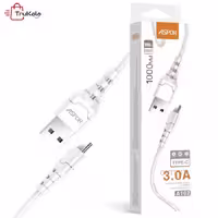 کابل aspor and wolfمیکرو USB اندرویدی جنس عالی با جریان بالا