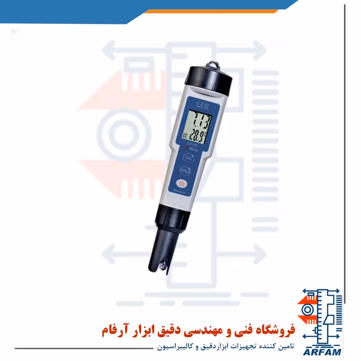 PH متر قلمی ضد آب سی ای ام مدل CEM DT-176