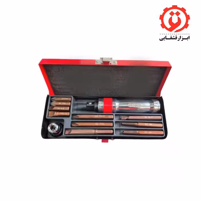 پیچ گوشتی تقه ای قرمز هیتون