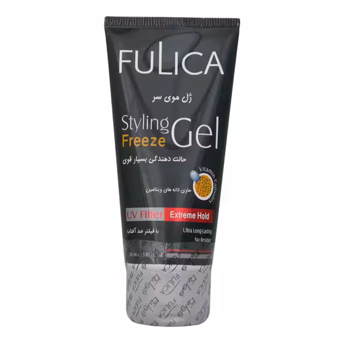 ژل مو حالت دهنده بسیار قوی مناسب انواع مو حجم 150 میلی لیتر فولیکا