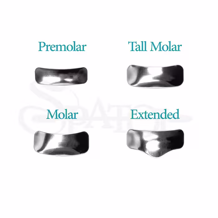 نوار ماتریکس سکشنال بدون سوراخ Sectional Matrix Band برند Zt Dental