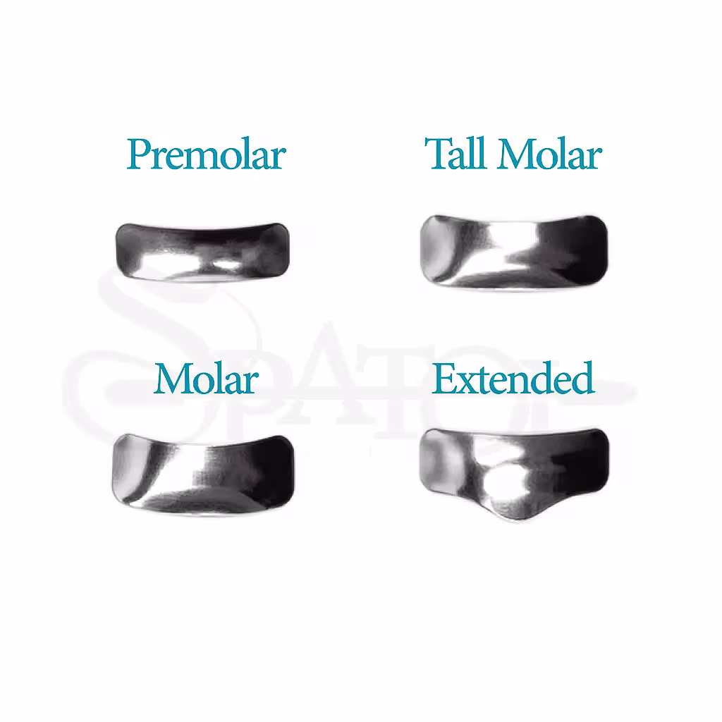 نوار ماتریکس سکشنال بدون سوراخ Sectional Matrix Band برند Zt Dental