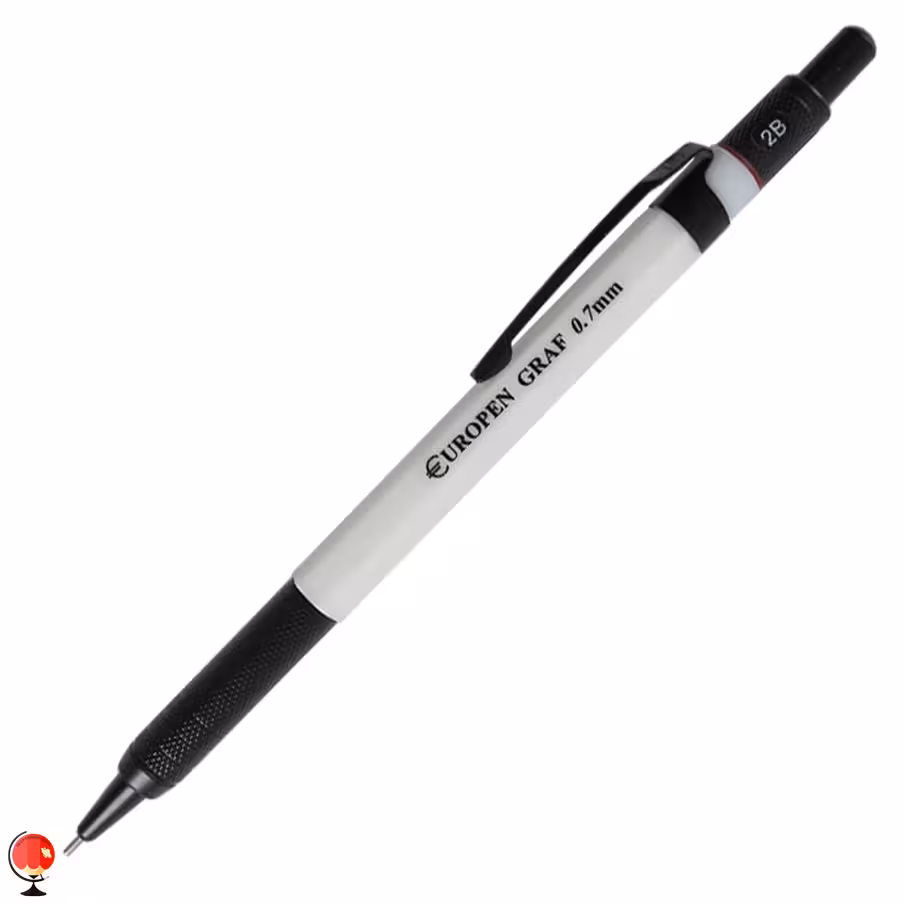 مداد نوکی 0.7 یوروپن مدل گراف رنگ سفید