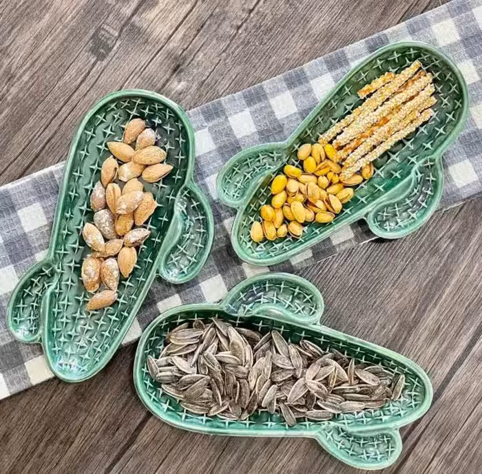 تابه سرامیکی کاکتوس کشیده