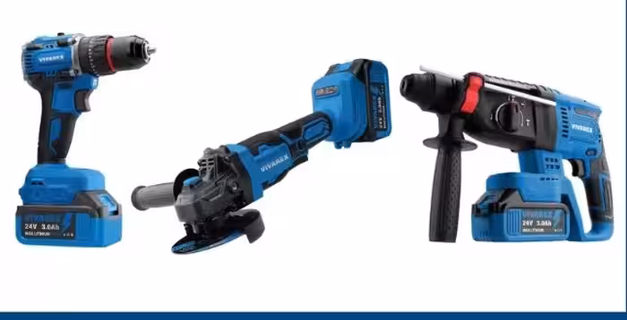 کیت شارژی 3 عددی 24 ولت براشلس ویوارکس مدل VR2403-BCK