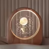شب خواب قاب چوبی فضانورد