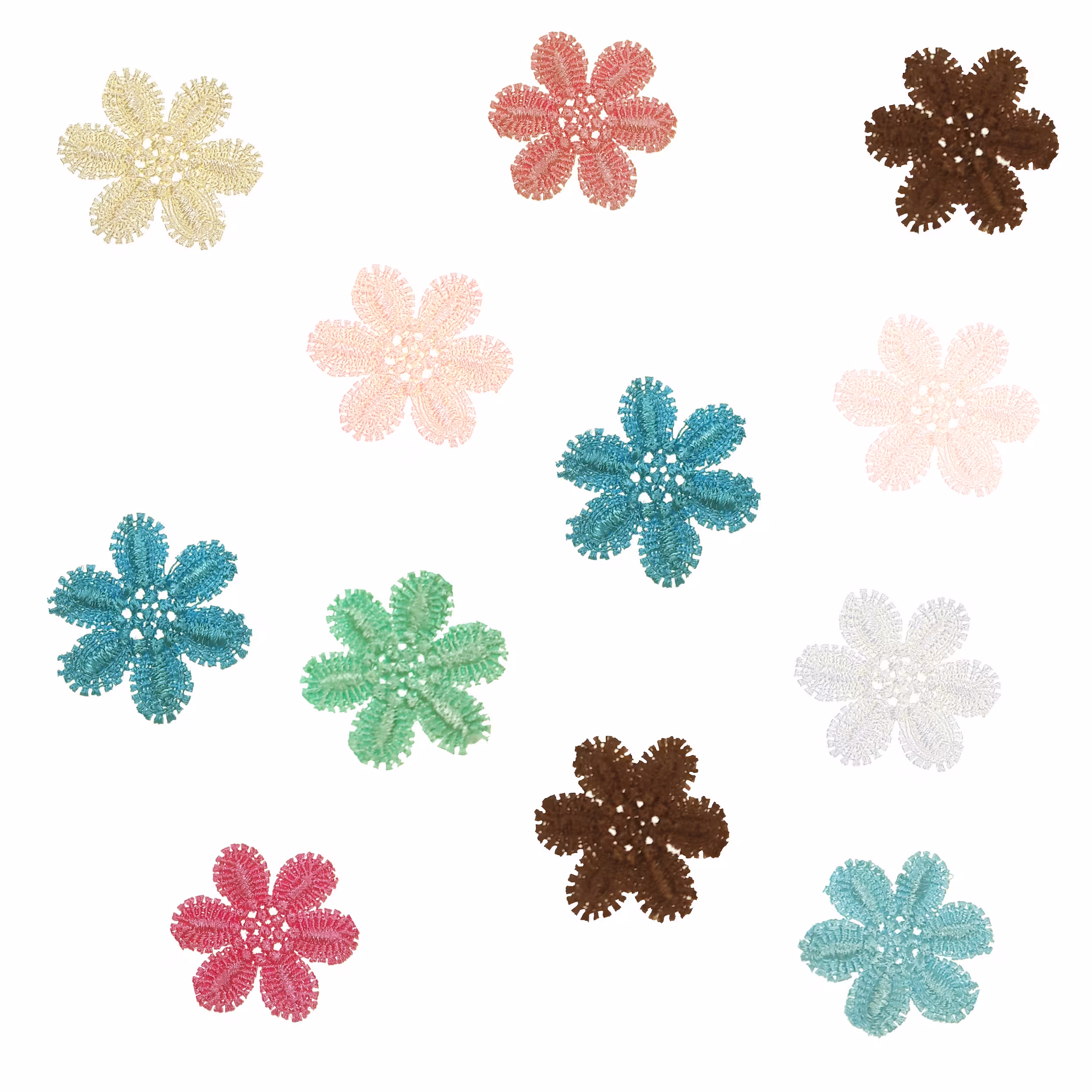 استیکر گل مدل Y7323 بسته 12 عددی