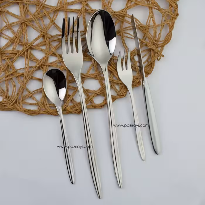 سرویس قاشق چنگال 30 نفره اس جی مدل 301m