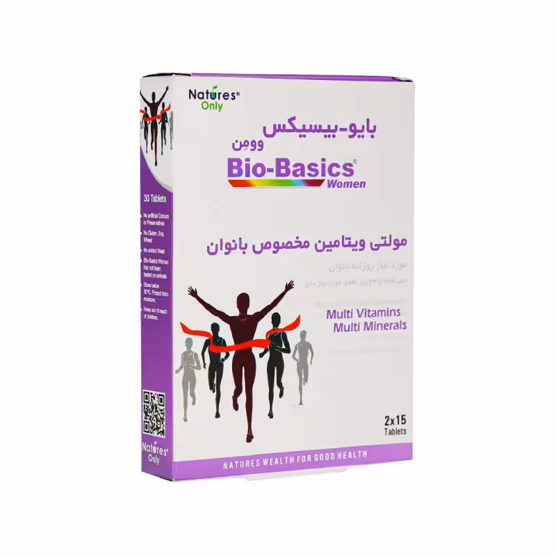 قرص مولتی ویتامین بایوبیسیکس وومن نیچرز اونلی 30 عددی