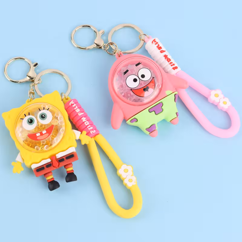 جاکلیدی سیلیکونی فانتزی بوگیردار   بند آویز