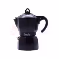 موکاپات 3 کاپ روبوستا (Robusta) مشکی مات