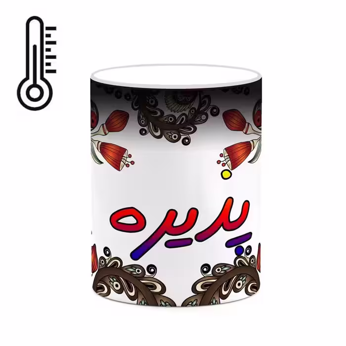ماگ حرارتی   اسم پذیره  سنتی گل و بته کد mgh44356