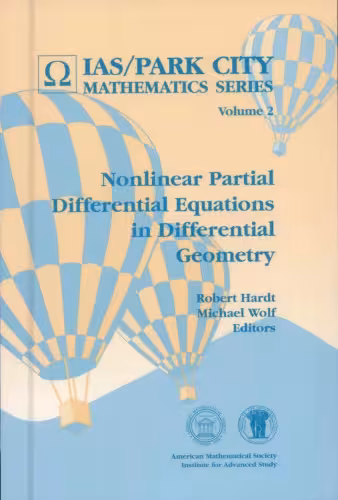 خرید و دانلود نسخه کامل کتاب Nonlinear partial differential equations in differential geometry (Ias Park City Mathematics Series, Vol. 2)