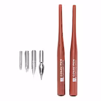 قلم فلزی مخصوص کالیگرافی با 4 نوک مختلف مدل cp-568