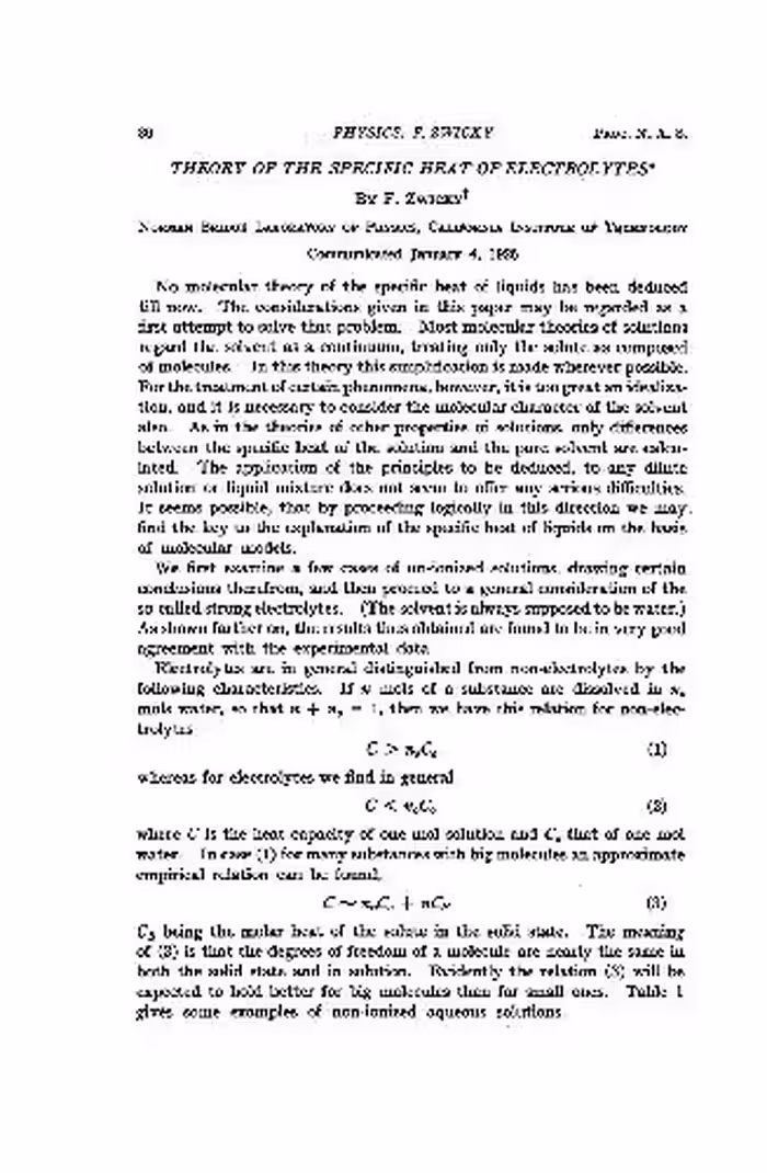خرید و دانلود نسخه کامل کتاب Theory of the Specific Heat of Electrolytes