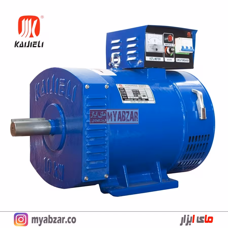 ژنراتور 10 کیلووات تکفاز و سه فاز کایجلی kaijieli generator