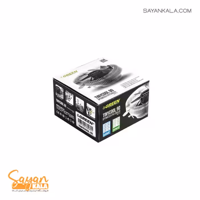 فن خنک کننده پردازنده گرین مدل CPU Cooler FAN GREEN TINY 90