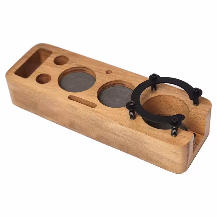 استند نگهدارنده پرتافیلتر باریستا اسپیس مدل چوبی کد 58 - کالاوما