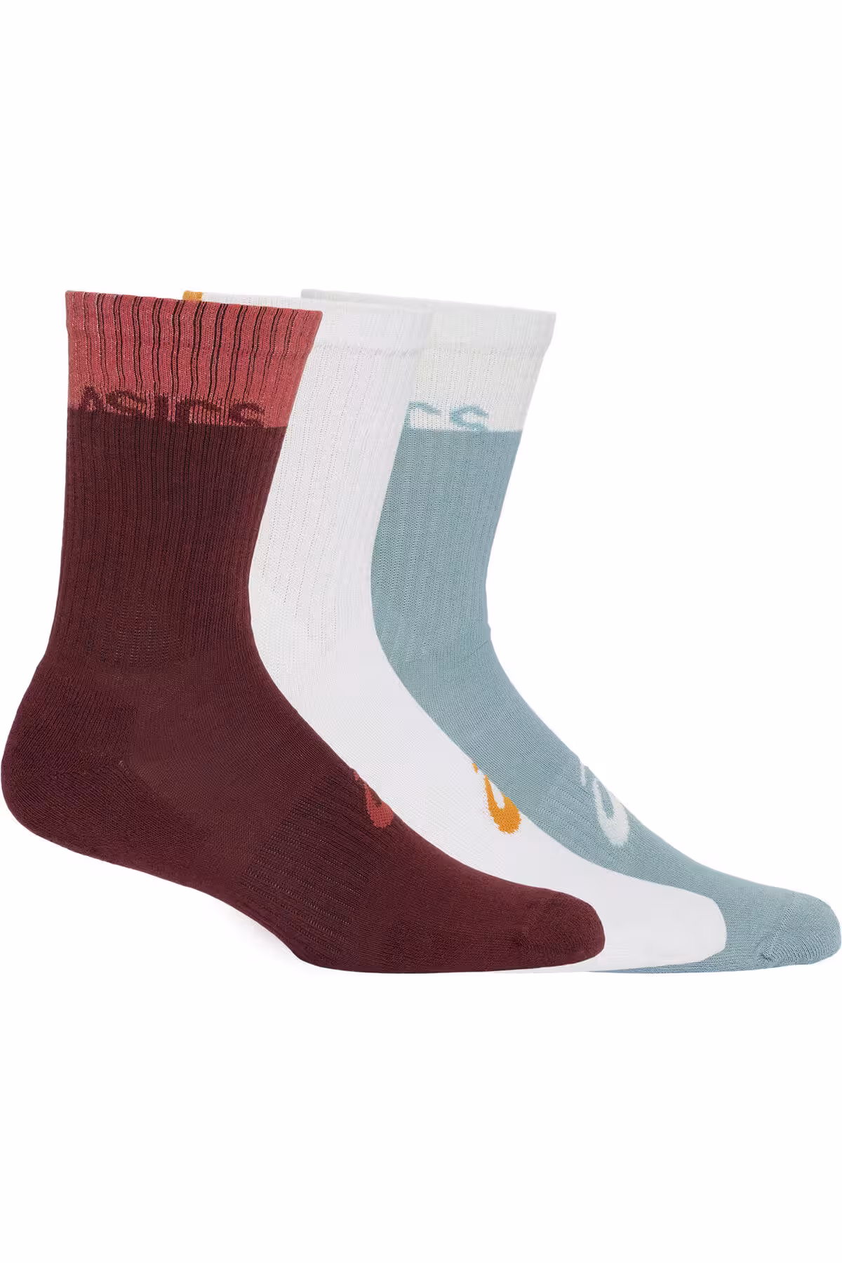 مردانه و زنانه جوراب خدمه گرافیکی 3PPK سفید UNISEX 3033B559 601 Asics