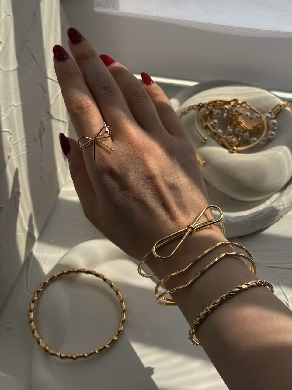 پک دستبنددخترونه طرح پاپیون4عددی شماره43