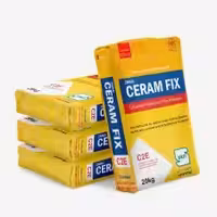 چسب کاشی صادراتی پودری سرام فیکس C2E