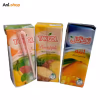 آبیمیوه 200میلی لیتری سه طمع سیب موز ،آناناس ، انبه تک گل کد5