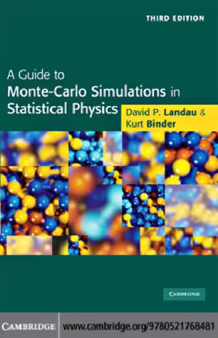 خرید و دانلود نسخه کامل کتاب A Guide to Monte Carlo Simulations in Statistical Physics