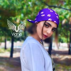 باندانا ( دستمال سر , دستمال گردن ) طرح اسکلت