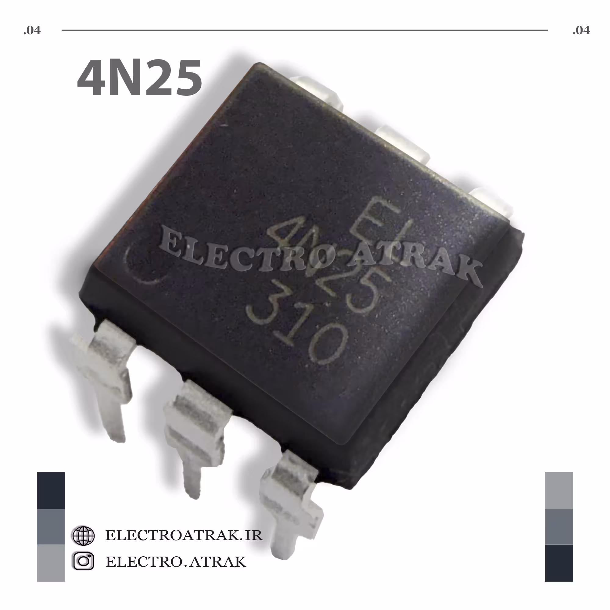 اپتوکوپلر اورجینال 4N25