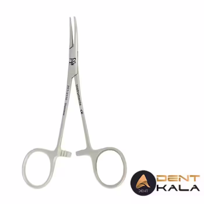 فورسپس موسکیتو نوک باریک سر کج کد 3110