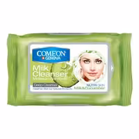 دستمال مرطوب تخصصی پاک کننده آرایش صورت 20 عددی کامان