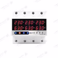 محافظ ولتاژ و جریان سه فاز 63 آمپر مدل JJTP1-63 برند JIUJI