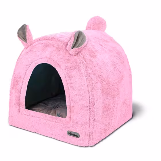 لانه خرسی چهار کاره نیناپت صورتی رنگ