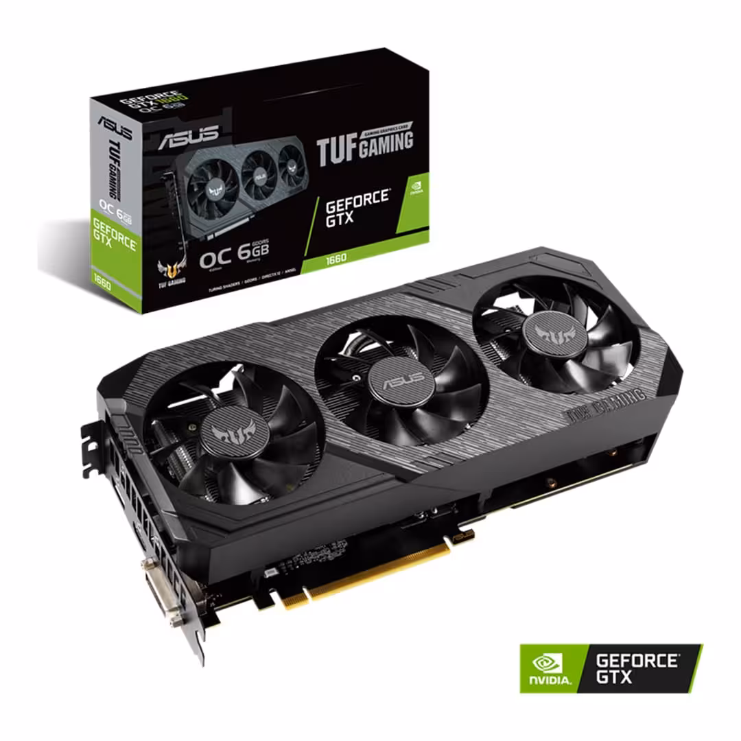 کارت گرافیک ایسوس TUF GTX 1660 O6G GAMING