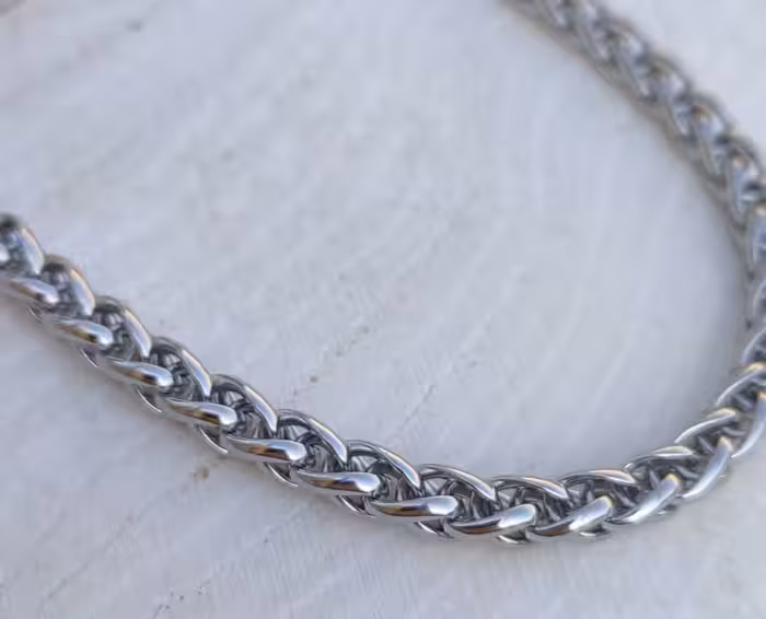 زنجیر بافت مردانه 7 میل 60 سانتی