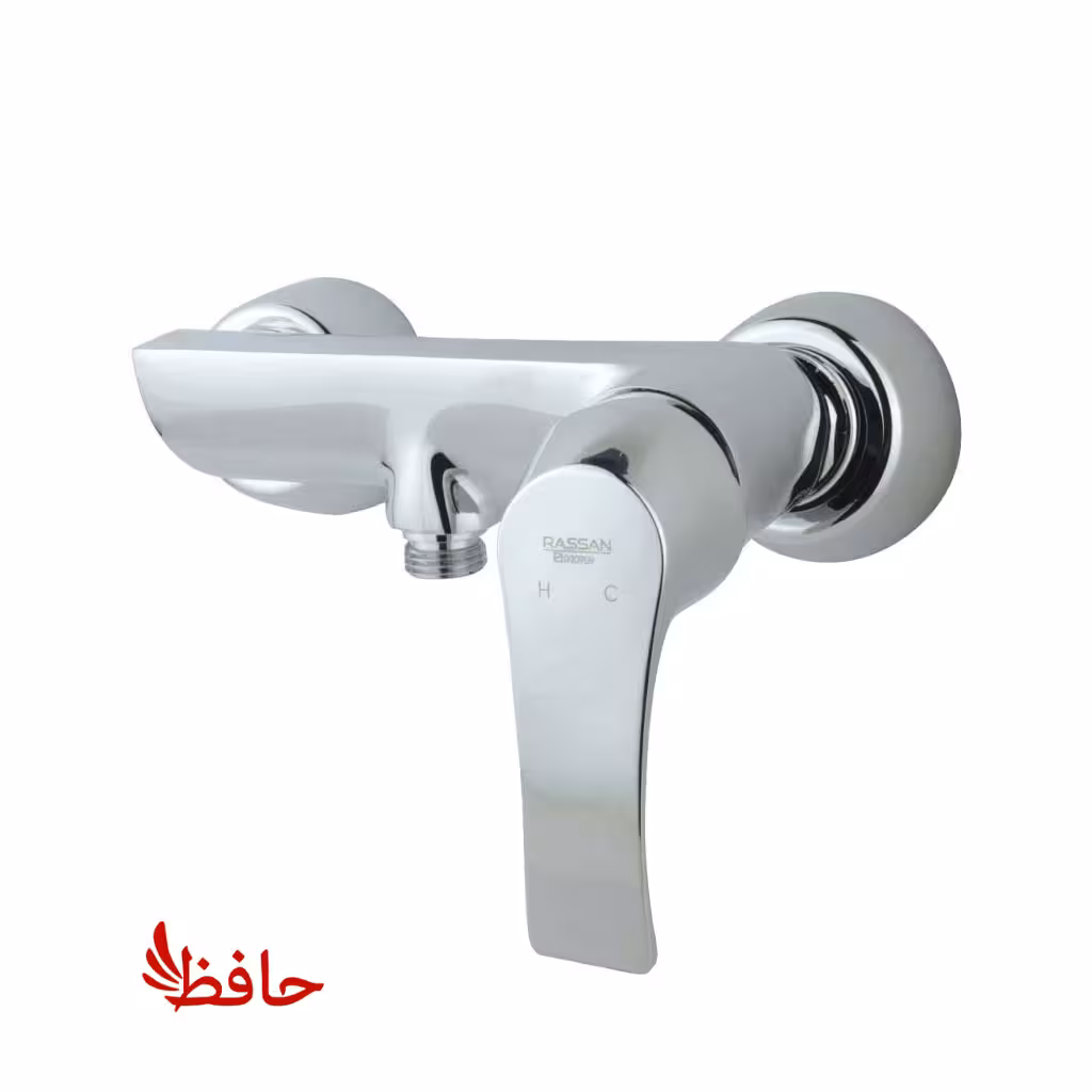 شیر توالت راسان مدل لوتوس کروم