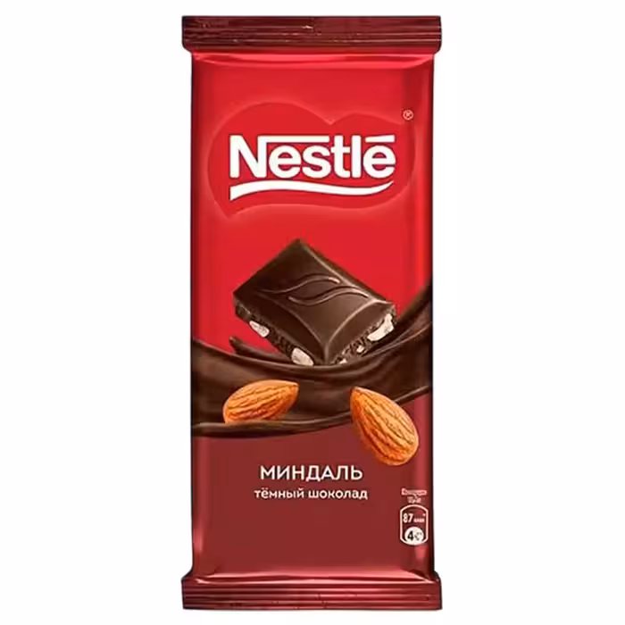 شکلات تخته ای نستله با مغز بادام درختی – 82 گرم