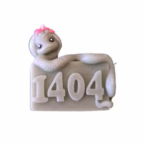 شمع نوروزی کتیبه مار 1404 سبز