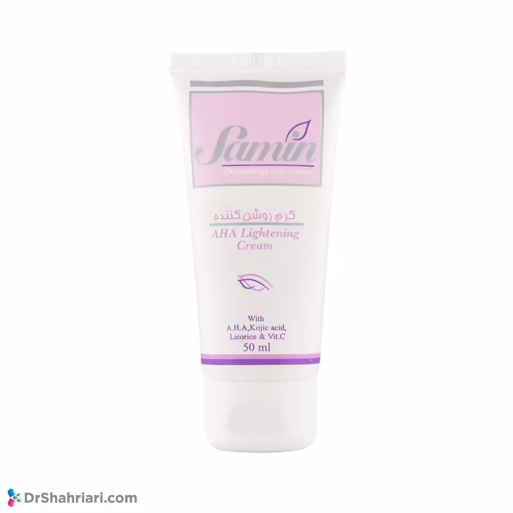 کرم روشن کننده AHA ثمین | 50 میلی لیتر