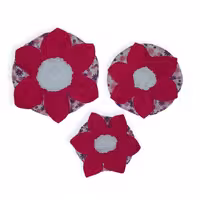 ست دمکنی سه تکه مدل گلی | کالا مکس