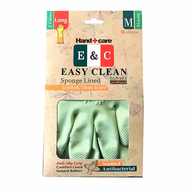 دستکش لاتکس ساق کوتاه ایزی کلین سایز کوچک