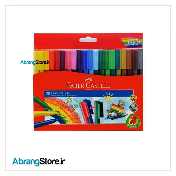 ماژیک کانکتور ( درب چسبان ) 20 رنگ فابرکاستل