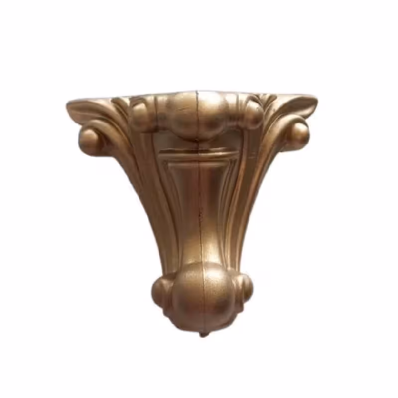 پایه مبل طلایی 10 سانتی مناسب برای مبل و میز و جا کفشی و کمد بسته 4 عددی