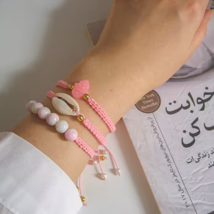 دستبند بافت اپال