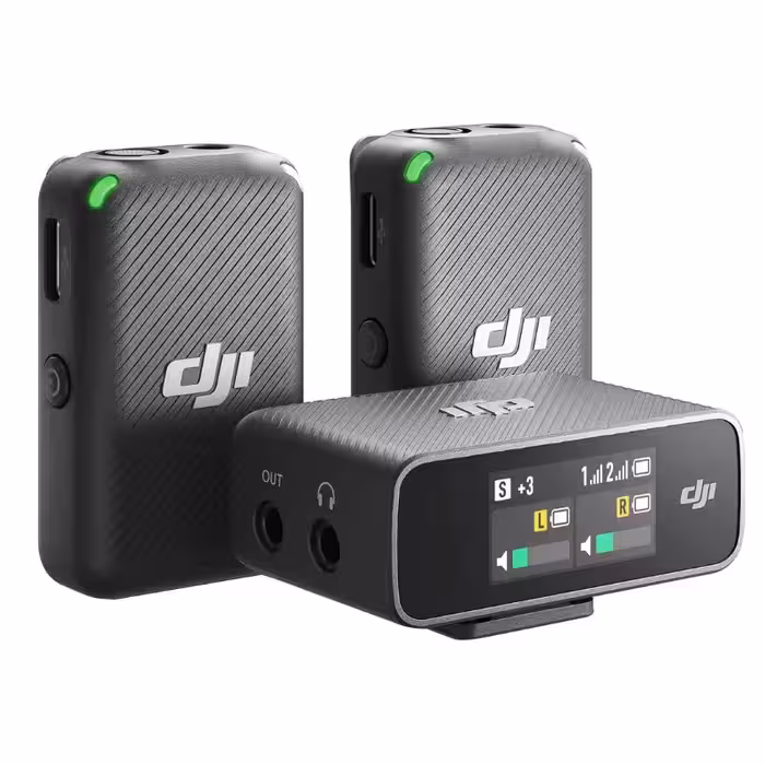 میکروفون بی سیم DJI Mic Dual Wireless Microphone Kit