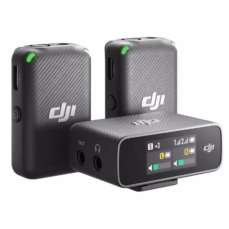 میکروفون بی سیم DJI Mic Dual Wireless Microphone Kit